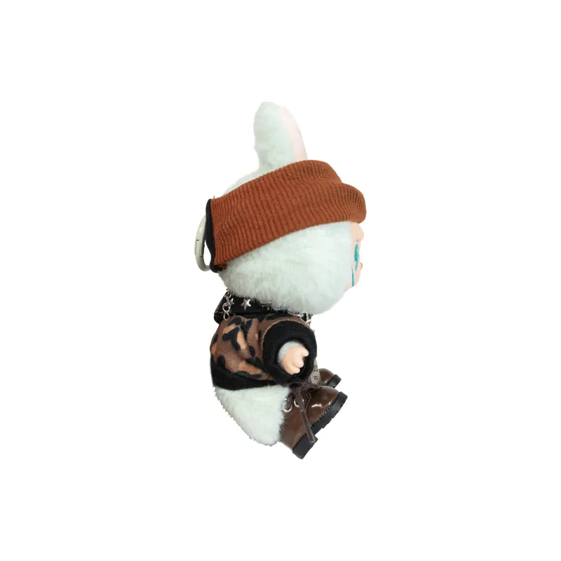 [Modified Doll] POP MART Labubu THEMONSTERS Sitting Party Collection, Confirmed, Hip Hop Boy, Cute Hang Tag Box 15cm-2