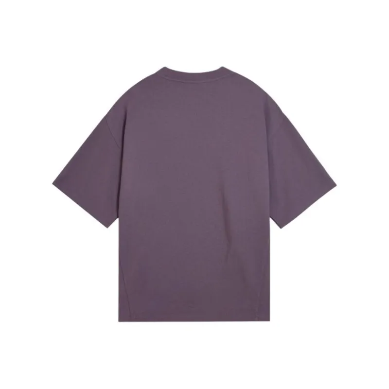 PUMA CLASSICSSelect HAUS T Shirt Unisex Charcoal Gray Purple 46-1