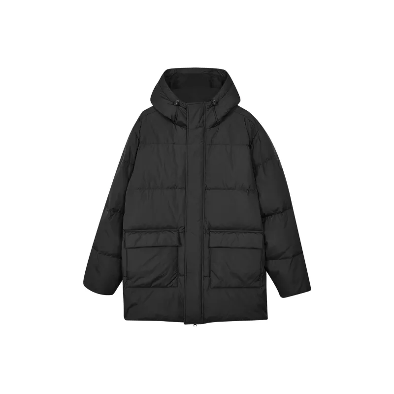 Skechers Down Jackets Men Carbon Black/0018-0
