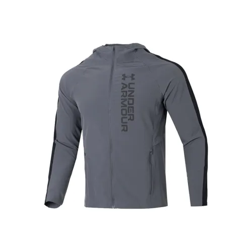 Under Armour Jackets Coats Men
s Gray Black