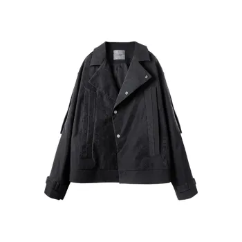 HUANXIANGZHE Jacket Unisex Black
