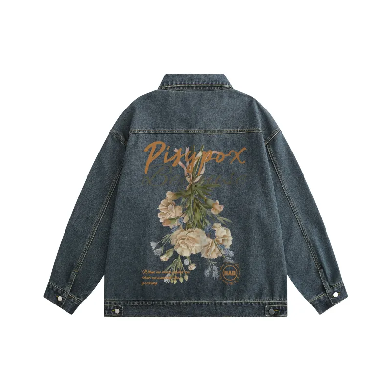 PISYPOX Denim Jackets Unisex-5