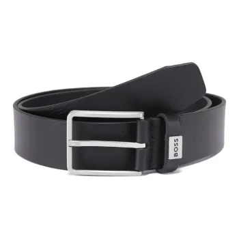 HUGO BOSS Leather Logo Keeper Belt