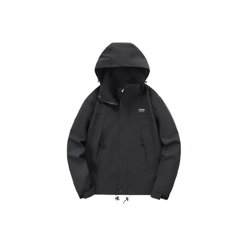 JEEP SPIRIT Urban Living/Travel/Commuting Waterproof, Windproof, Breathable, And Thermal Windbreaker Jacket Unisex-8