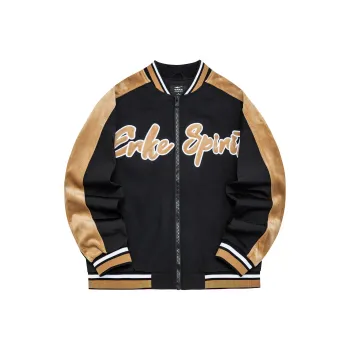 Erke Baseball Jacket Men's Jet Black