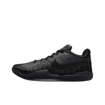 Nike Mamba Rage Anti Slip Wear Resistant Low Top Vintage Basketball Shoes Men's Black