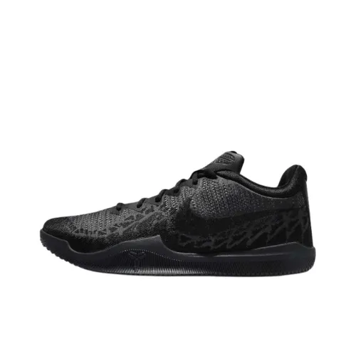 Nike Mamba Rage Anti Slip Wear Resistant Low Top Vintage Basketball Shoes Men's Black