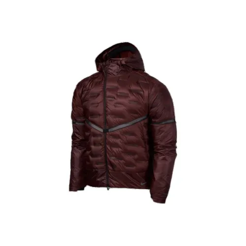 Nike Jackets Men Burgundy Red