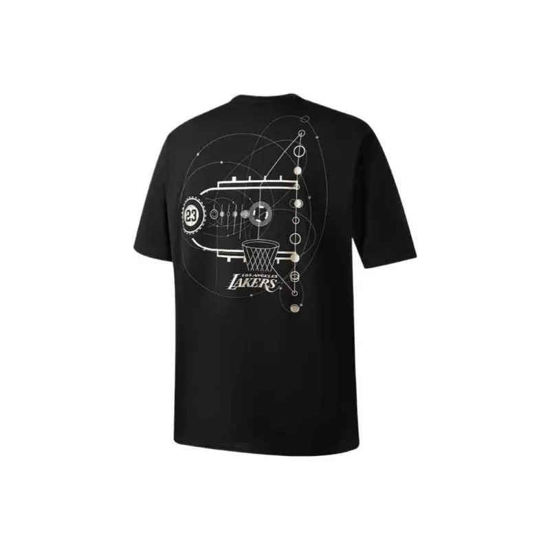 NBA Team Culture Series SS25 T Shirt Unisex Lakers/James/Black-1
