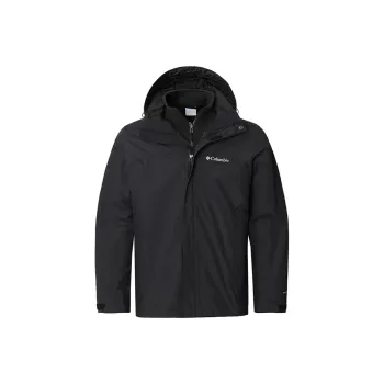 Columbia MISSION AIR Waterproof And Windproof To Keep Warm Casual Trendy Windbreaker Jacket Men's Black