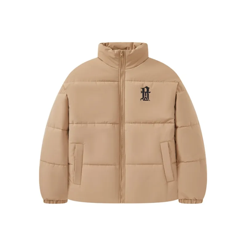 PEAK Puffer Jackets Unisex Wheat Khaki-0
