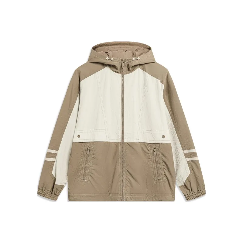 LiNing Sports Trend Series Jacket Men's Dusty Khaki Light Chestnut-0