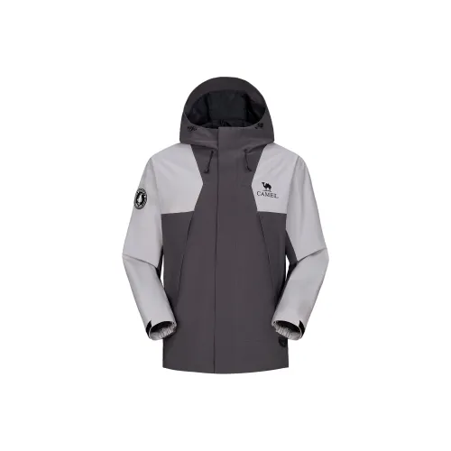 QIE Outdoor Multicolor Waterproof Windproof Abrasion Resistant Adjustable Hooded Single Layer Windbreaker Jacket Unisex