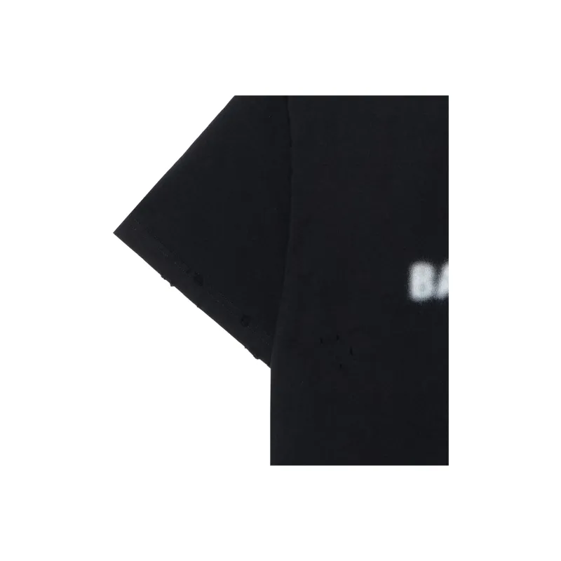 Balenciaga SS23 T Shirt Regular Fit Unisex Black-5