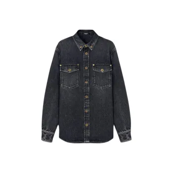 VERSACE JEANS Button Up Denim Shirt