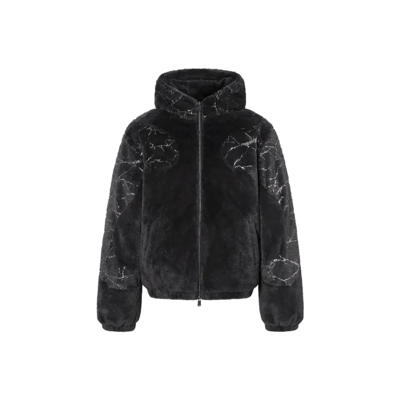 ROCAWEAR Velvet feel Coat Unisex-3