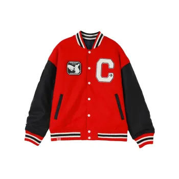 Converse Converse CNY Baseball Jacket Men's Red
