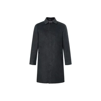 Burberry Coats Men Gray