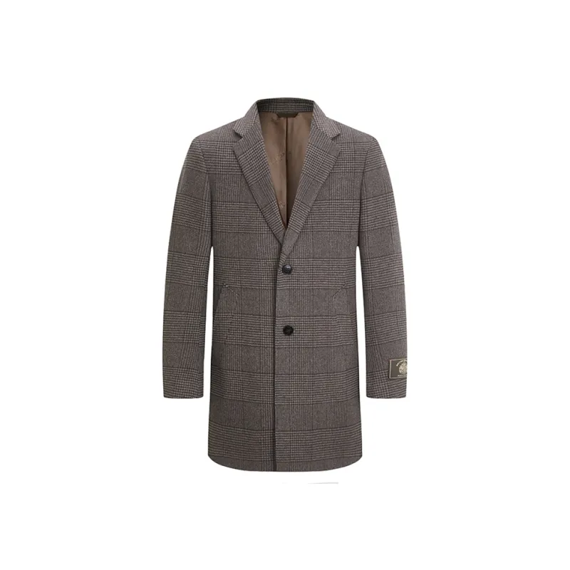 LONDA 1958 Coats Men Brown Plaid-0