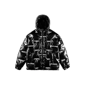 Boy London FW22 Down Jacket Unisex Black