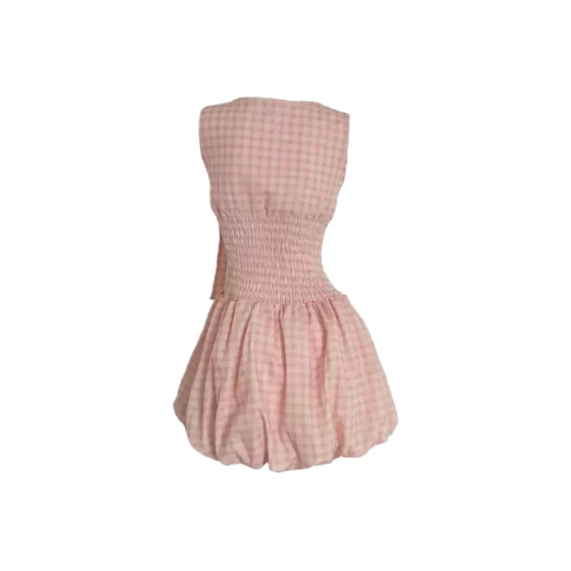 COMMA GIRL Sleeveless Dress Women's Pink-1