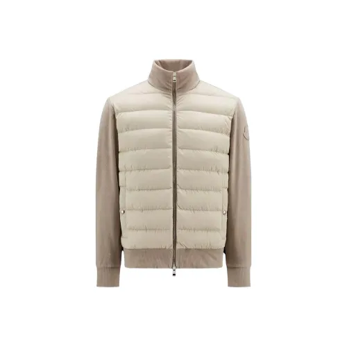 Moncler Padded Corduroy Collection Down Jacket Men's Beige