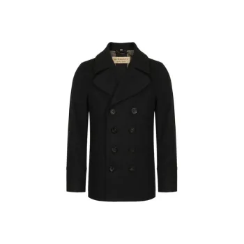 Burberry Coats Men's Blue Black