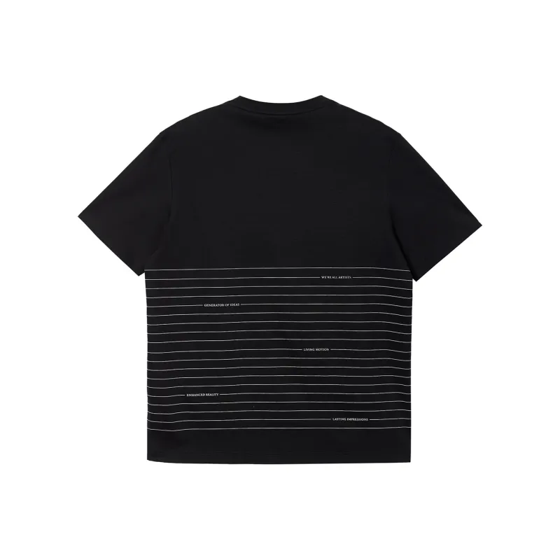 JACK JONES· T Shirt Men's E40 Black-1