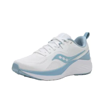Saucony LANCER 3 Shock Absorbers With Slip Resistant Features Low Top Running Shoes Women's White Blue