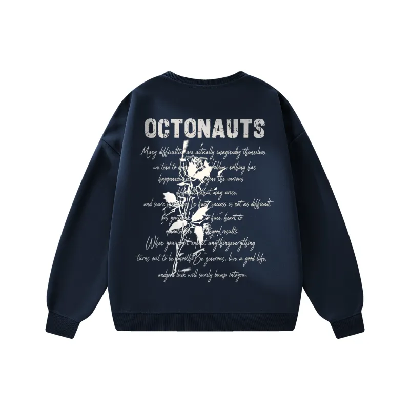Small Columns Under The Sea Sweatshirt Unisex-2