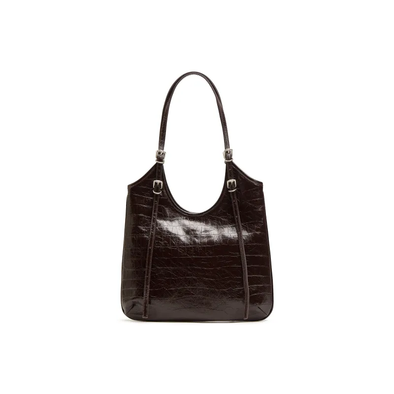 Staccato Cow Leather Tote Handbag Tubas Women's Multicolor-2