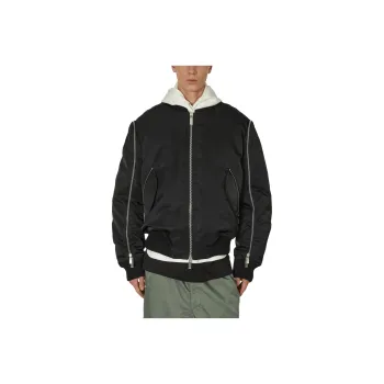 OFF WHITE Zip Up Long Sleeved Jacket