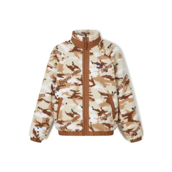 Tommy Hilfiger Jacket Men's Brown White Multicolor