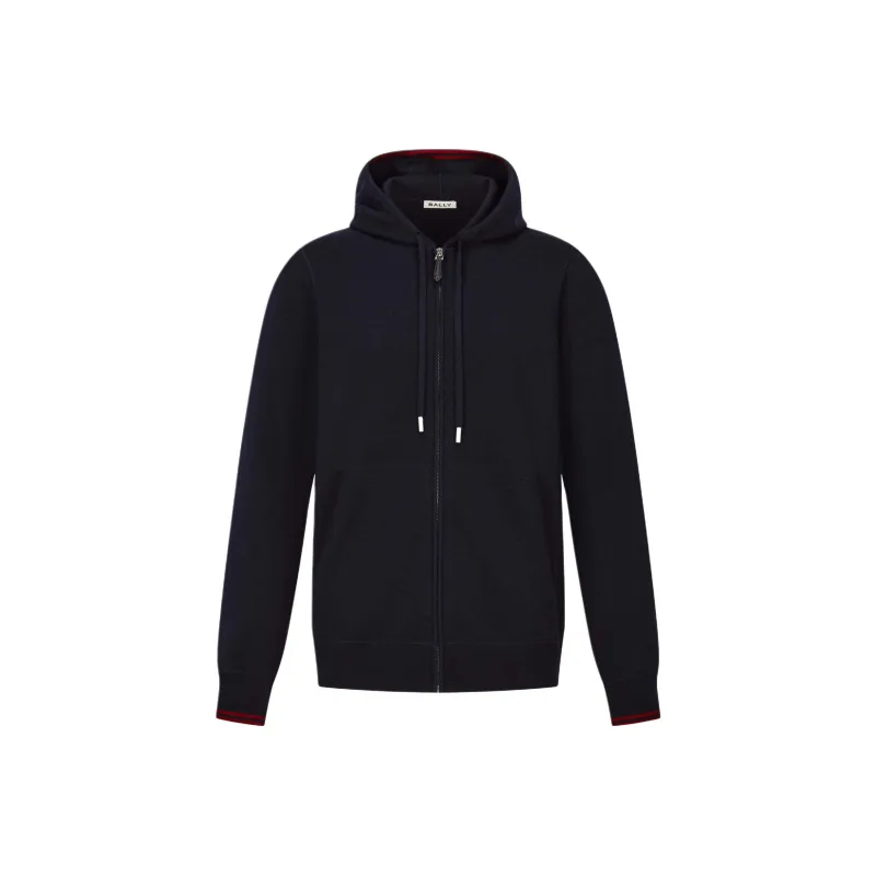 BALLY Merino Wool Hoodie-0