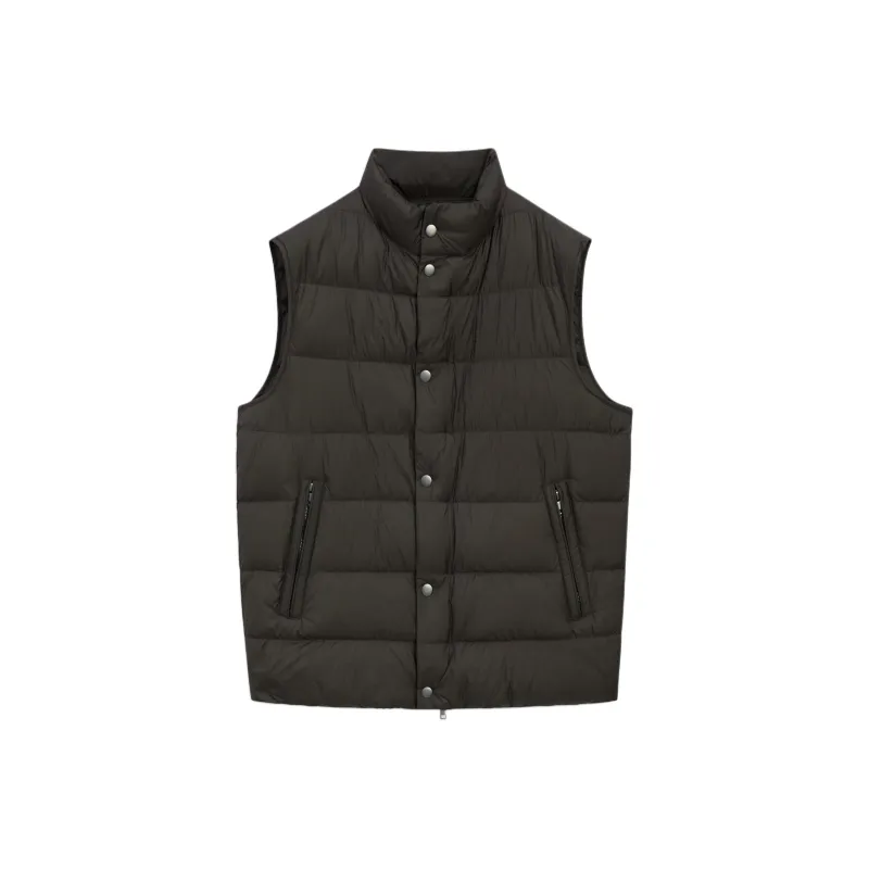 Massimo Dutti Vest Men's Light Gray-0