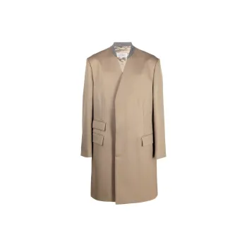 Maison Margiela Single Breasted Mid Length Coat