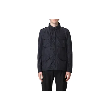 ASPESI Concealed-hood Waterproof Windbreaker