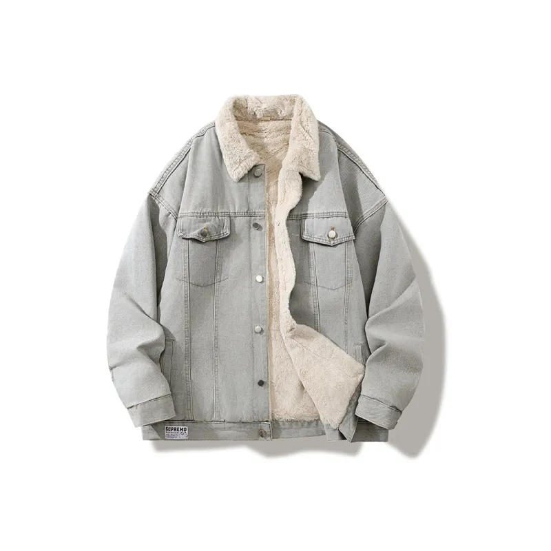 Supremo Cat Denim Jacket Unisex-4