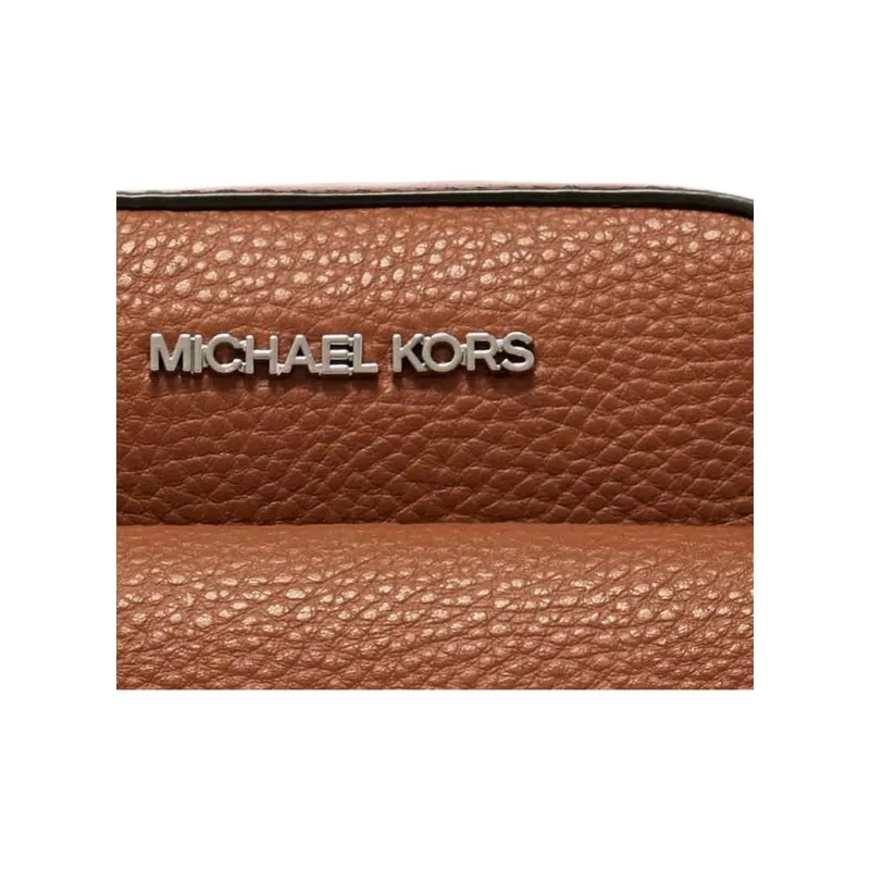 MICHAEL KORS MK Cooper Artificial Leather Cell Phone Pouch Shoulder Bag Crossbody Bag Men's Leather Brown-3