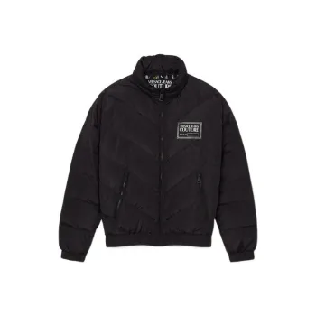 VERSACE JEANS Chest Logo print Padded Jacket