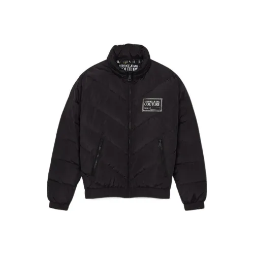 VERSACE JEANS Chest Logo print Padded Jacket