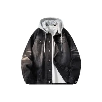 RED DRAGONFLY Denim Jacket Unisex Black