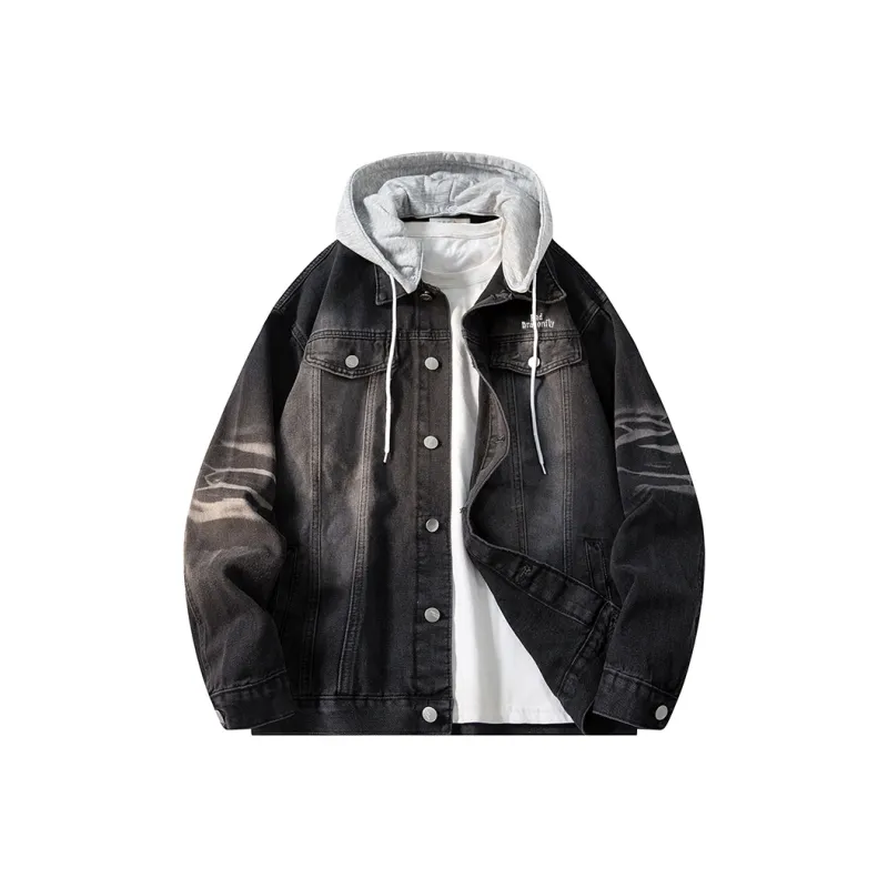 RED DRAGONFLY Denim Jacket Unisex Black-0