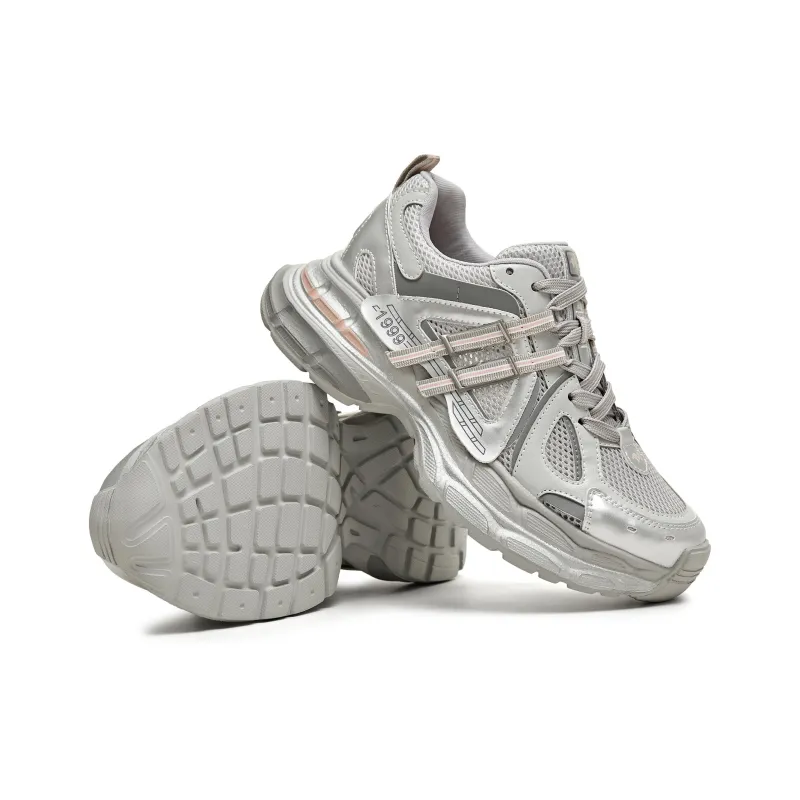Teenmix 1999S Iridescent Summer Leap Cushioning, Abrasion Resistant, Slip Resistant Low Top Chunky Sneakers Women's-4