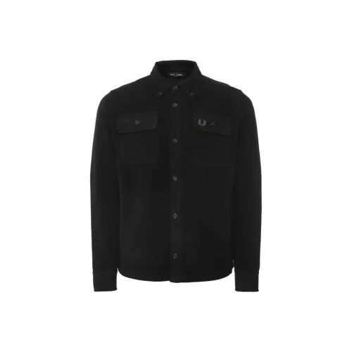FRED PERRY Jackets Coats Men's Black