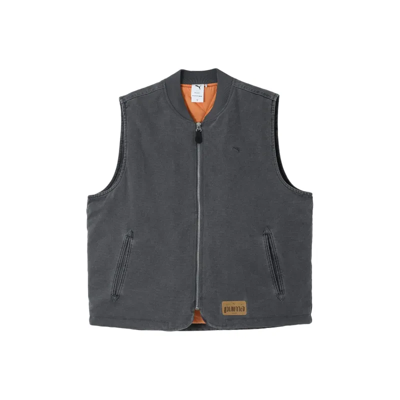 PUMA RETROPADDED VEST Unisex Dark Gray-0