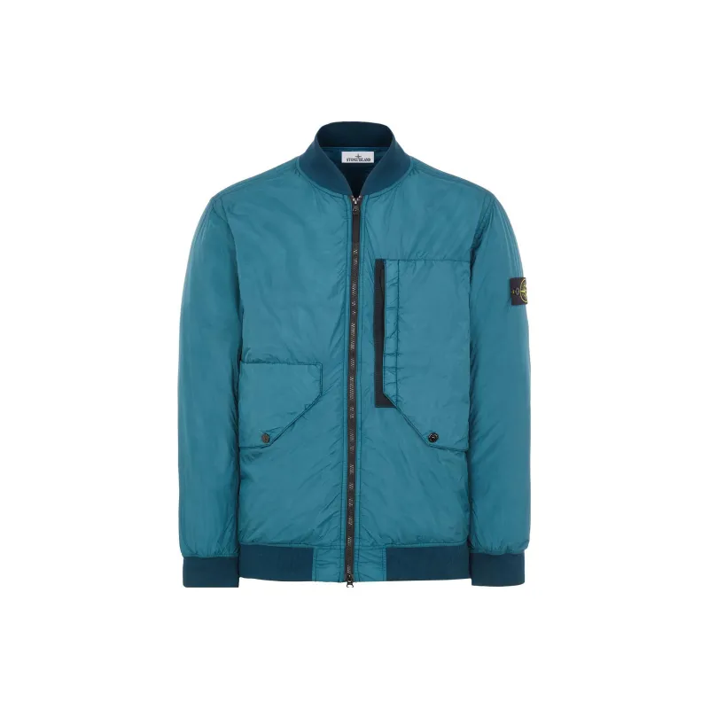 STONE ISLAND Compass badge Padded Bomber Jacket-0