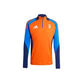 Adidas SS24 JUVENTUS TIRO Collection COMPETITION TRAINING TOP Retro Sports Stand Collar Jackets Men's Orange