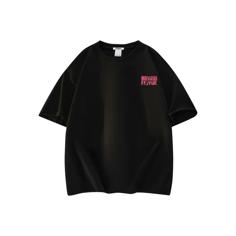 Feiyue T-Shirt Unisex Black-White-13