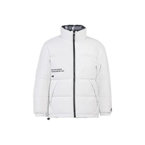 New Balance Down Jackets Unisex Ivory White